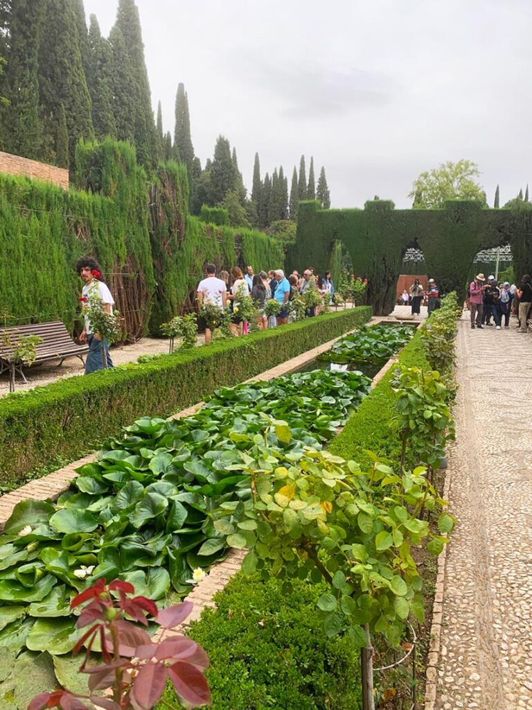 I giardini del Generalife all'Alhambra di Granada